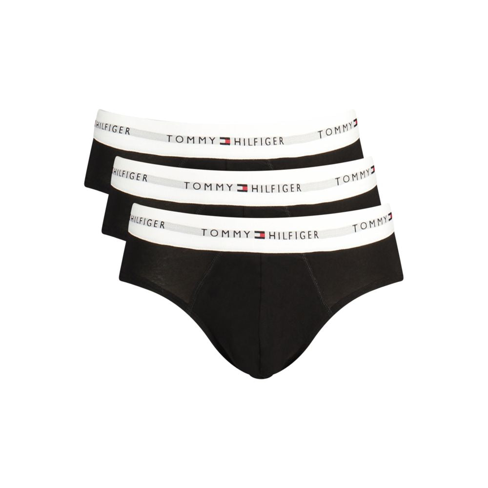 Slip da uomo in cotone nero Tommy Hilfiger