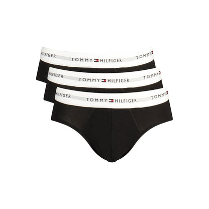 Slip da uomo in cotone nero Tommy Hilfiger
