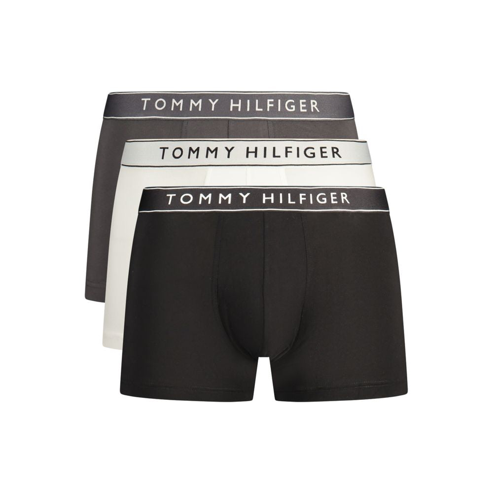 Boxer da uomo Tommy Hilfiger in cotone grigio