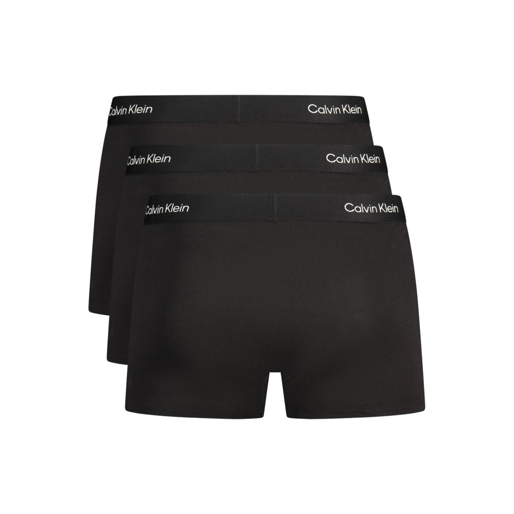 Caleçon boxer en coton noir Calvin Klein pour homme