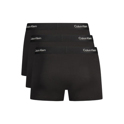 Caleçon boxer en coton noir Calvin Klein pour homme