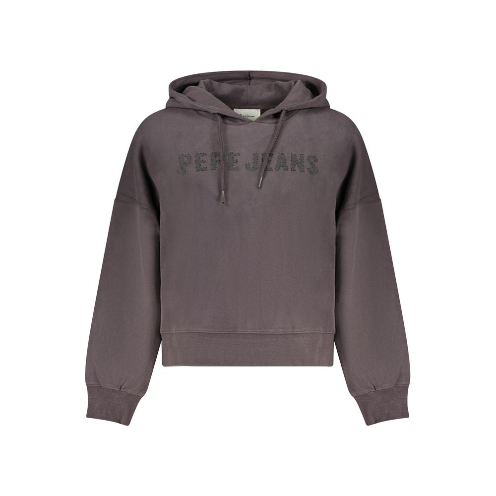 Pepe Jeans Felpa da Donna in Cotone Nera