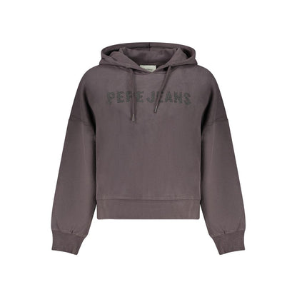 Pepe Jeans Felpa da Donna in Cotone Nera