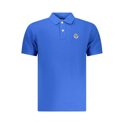 Polo da uomo North Sails in cotone blu