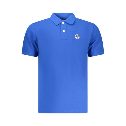 Polo da uomo North Sails in cotone blu