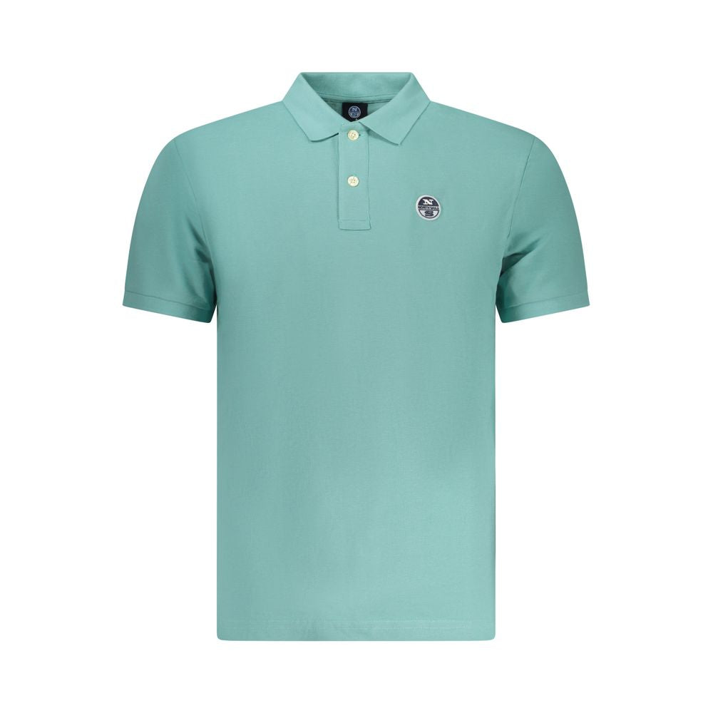 Polo Uomo North Sails Azzurro in Cotone