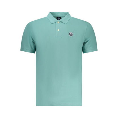Polo Uomo North Sails Azzurro in Cotone