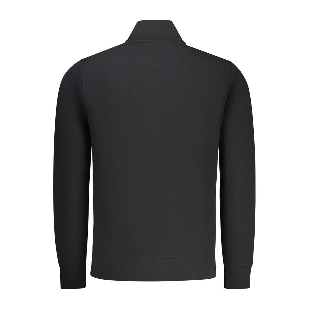 Felpa da uomo in cotone nero North Sails