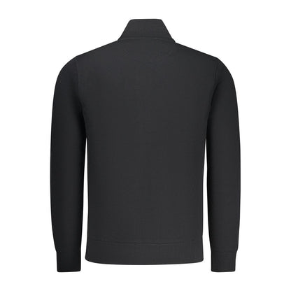Felpa da uomo in cotone nero North Sails
