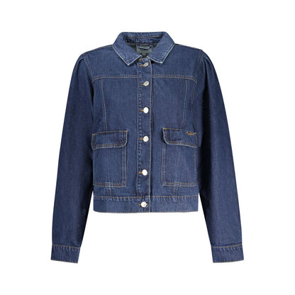 Giacca da donna in cotone blu Pepe Jeans