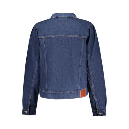 Giacca da donna in cotone blu Pepe Jeans