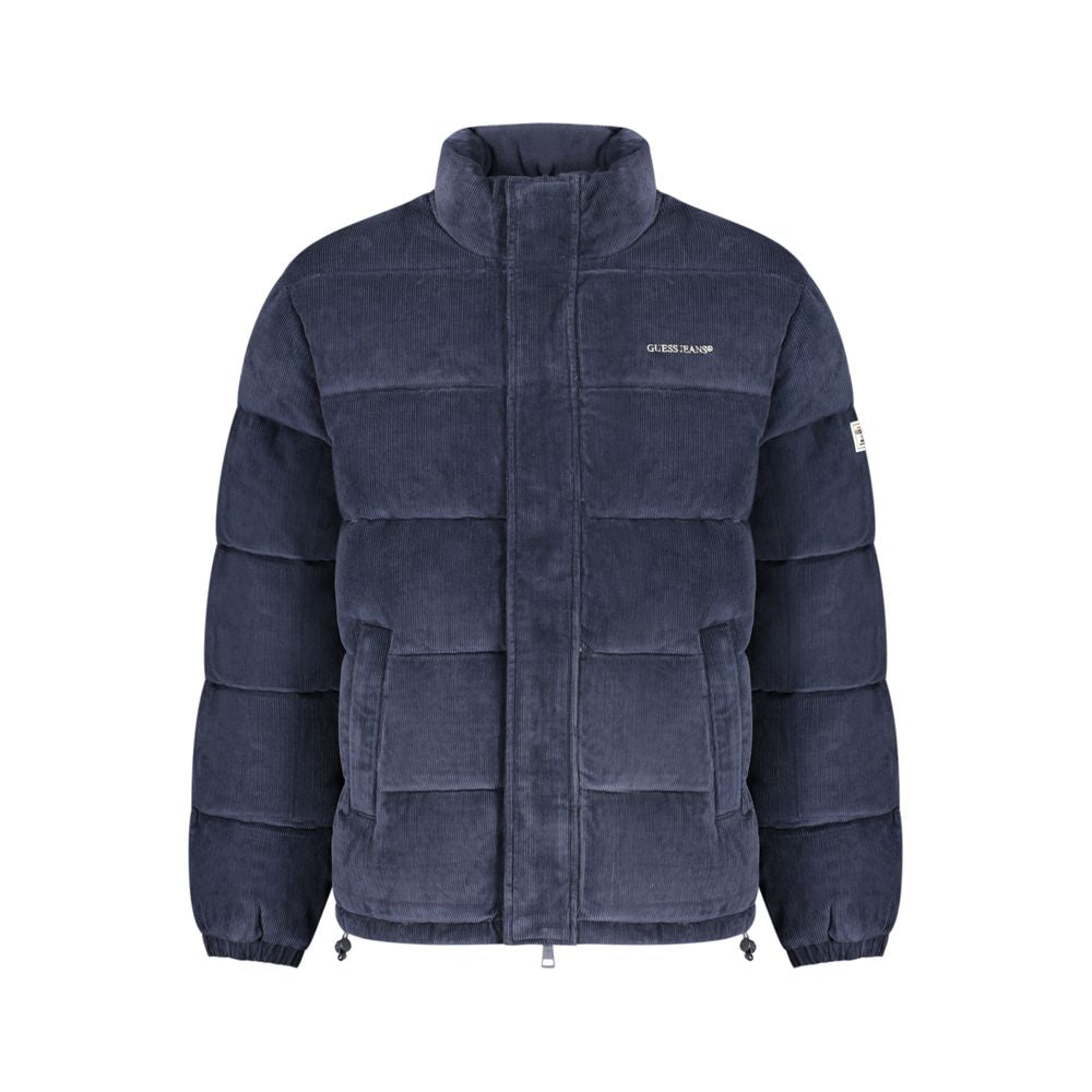 Blouson Guess en polyester bleu pour homme