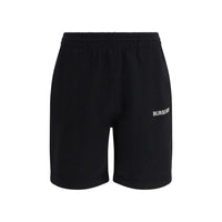 Shorts Bermudes en Coton Noir Burberry