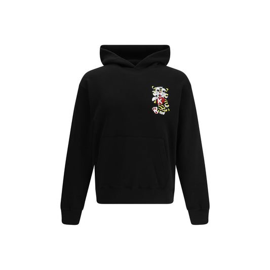 Felpa nera in cotone Kenzo