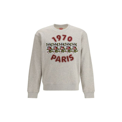 Felpa in cotone grigio Kenzo
