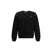Felpa nera in cotone Kenzo