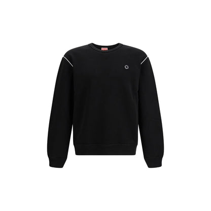 Felpa nera in cotone Kenzo