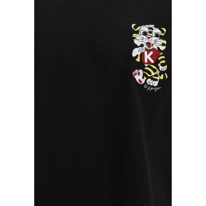 T-Shirt Nera in Cotone Kenzo