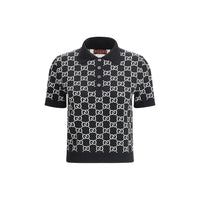 Camicia Gucci nera in lana Oves Aries