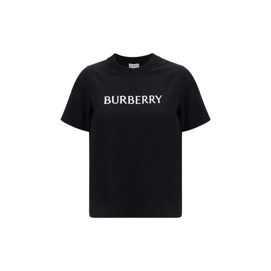 T-shirt in cotone nero Burberry