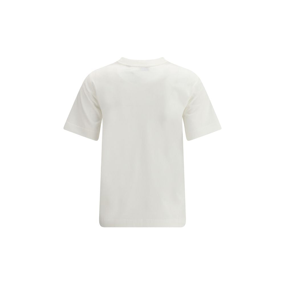 T-shirt bianca in cotone Burberry