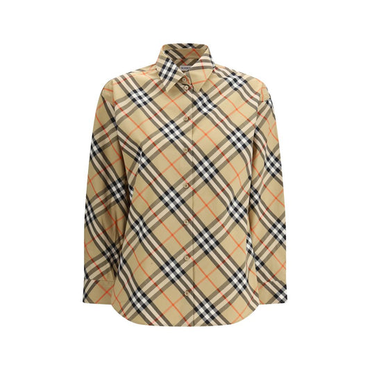 Camicia Burberry in cotone fantasia multicolore