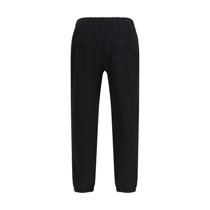 Burberry Pantaloni da Jogging Neri in Cotone