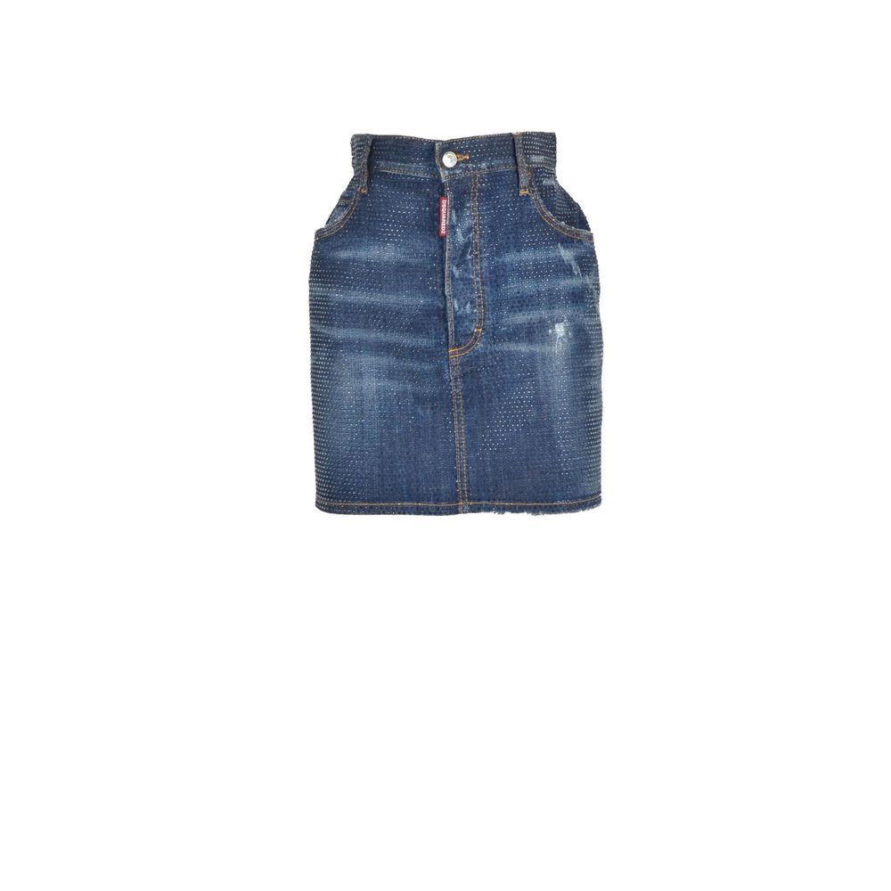 Jupe en jean bleue Dsquared²