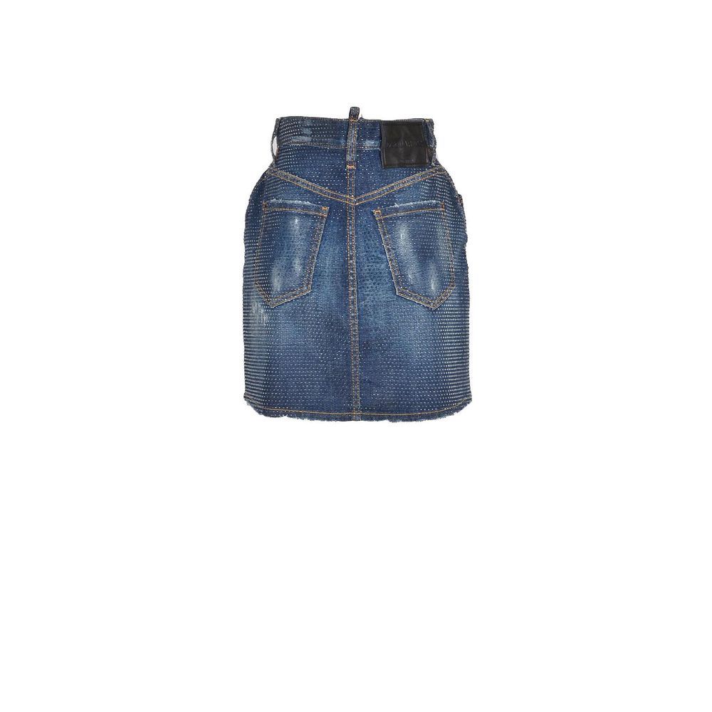 Jupe en jean bleue Dsquared²