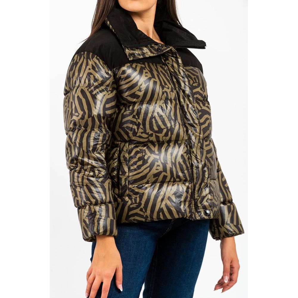 Parka in poliammide verde gas