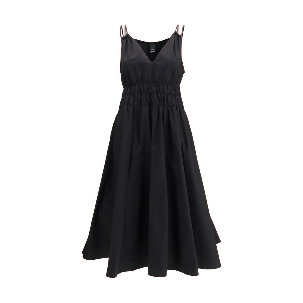 PINKO Abito casual in cotone nero