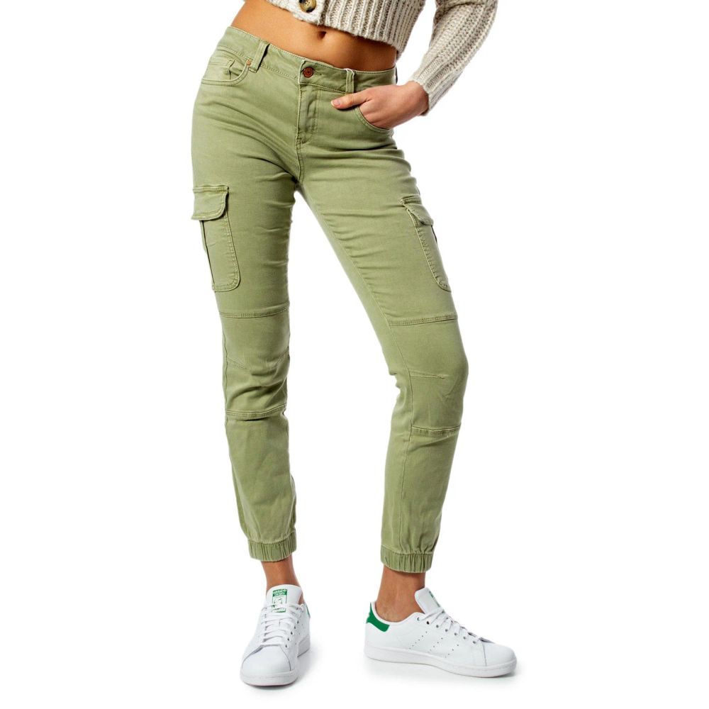 Seul le pantalon cargo bicolore en coton