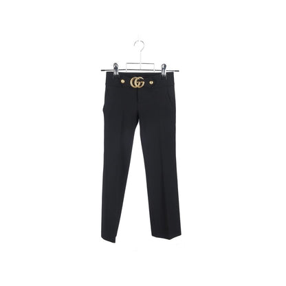 Pantaloni eleganti neri in viscosa Gucci
