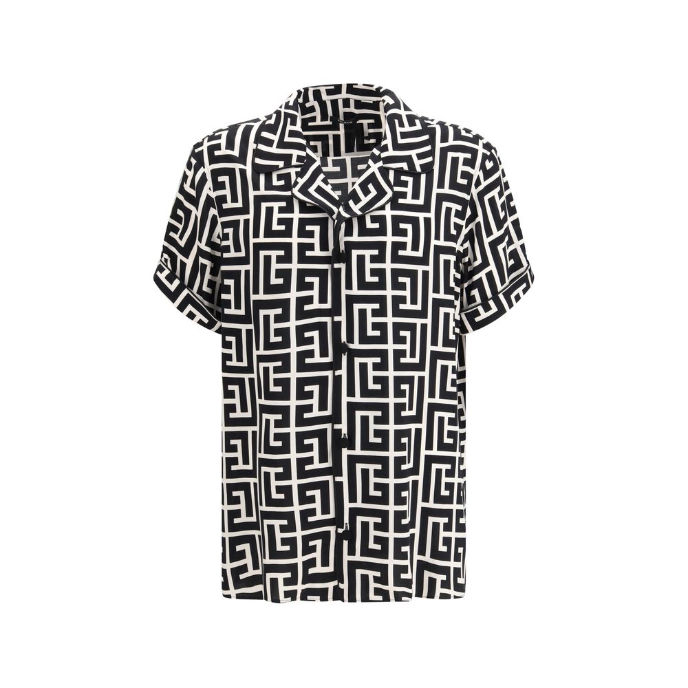 Haut de pyjama Balmain en viscose multicolore