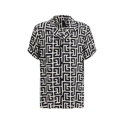 Haut de pyjama Balmain en viscose multicolore