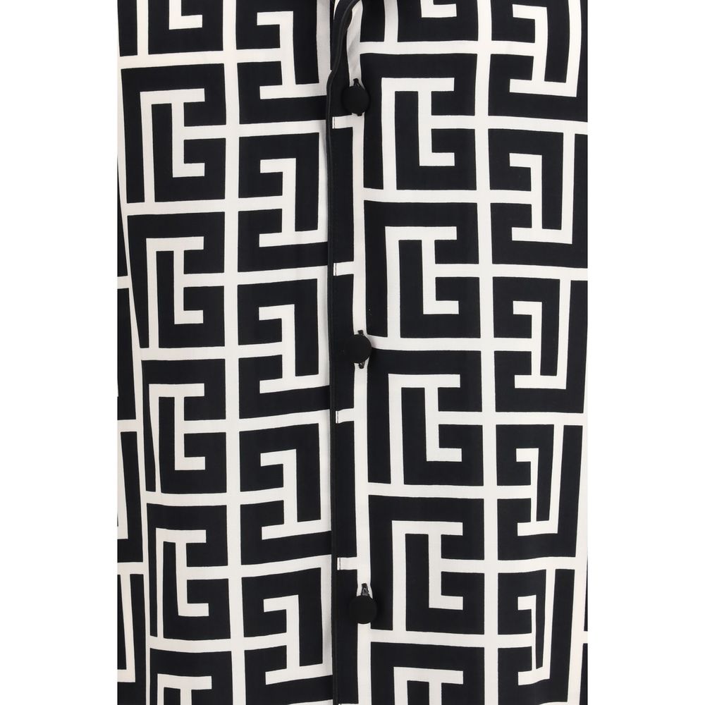 Haut de pyjama Balmain en viscose multicolore