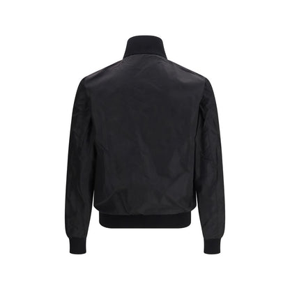 Giacca Prada in lana e nylon nero