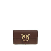Borsa a tracolla PINKO Bos Taurus in pelle di vitello marrone