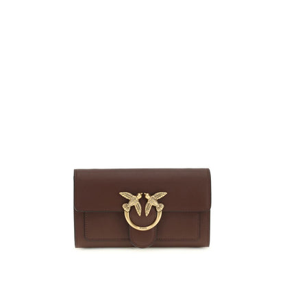 Borsa a tracolla PINKO Bos Taurus in pelle di vitello marrone