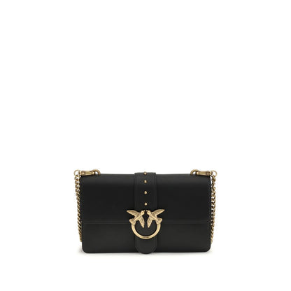 Sac bandoulière PINKO Bos Taurus en cuir de veau noir