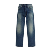 Jeans Girasole Blu in Cotone a Vestibilità Comoda