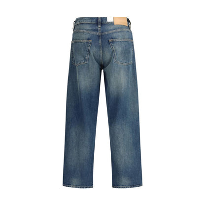 Jeans Girasole Blu in Cotone a Vestibilità Comoda