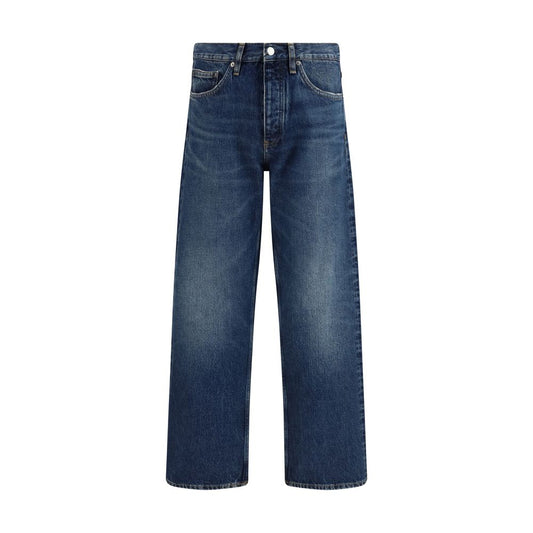 Jeans Girasole Blu in Cotone a Vestibilità Comoda