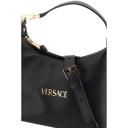 Borsa Versace in pelle di vitello nera Bos Taurus