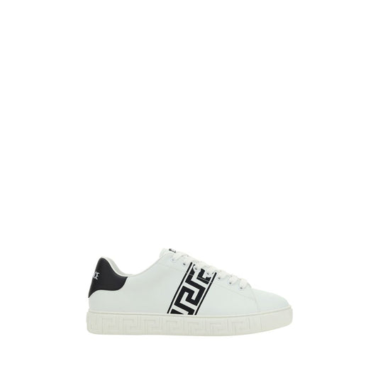 Sneakers basse Versace in pelle di vitello bianca Bos Taurus