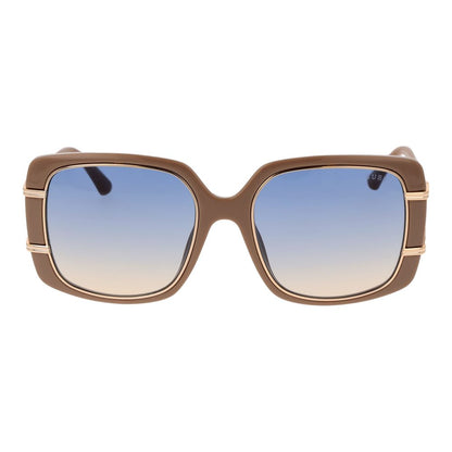 Occhiali da sole Guess in metallo e plastica marrone