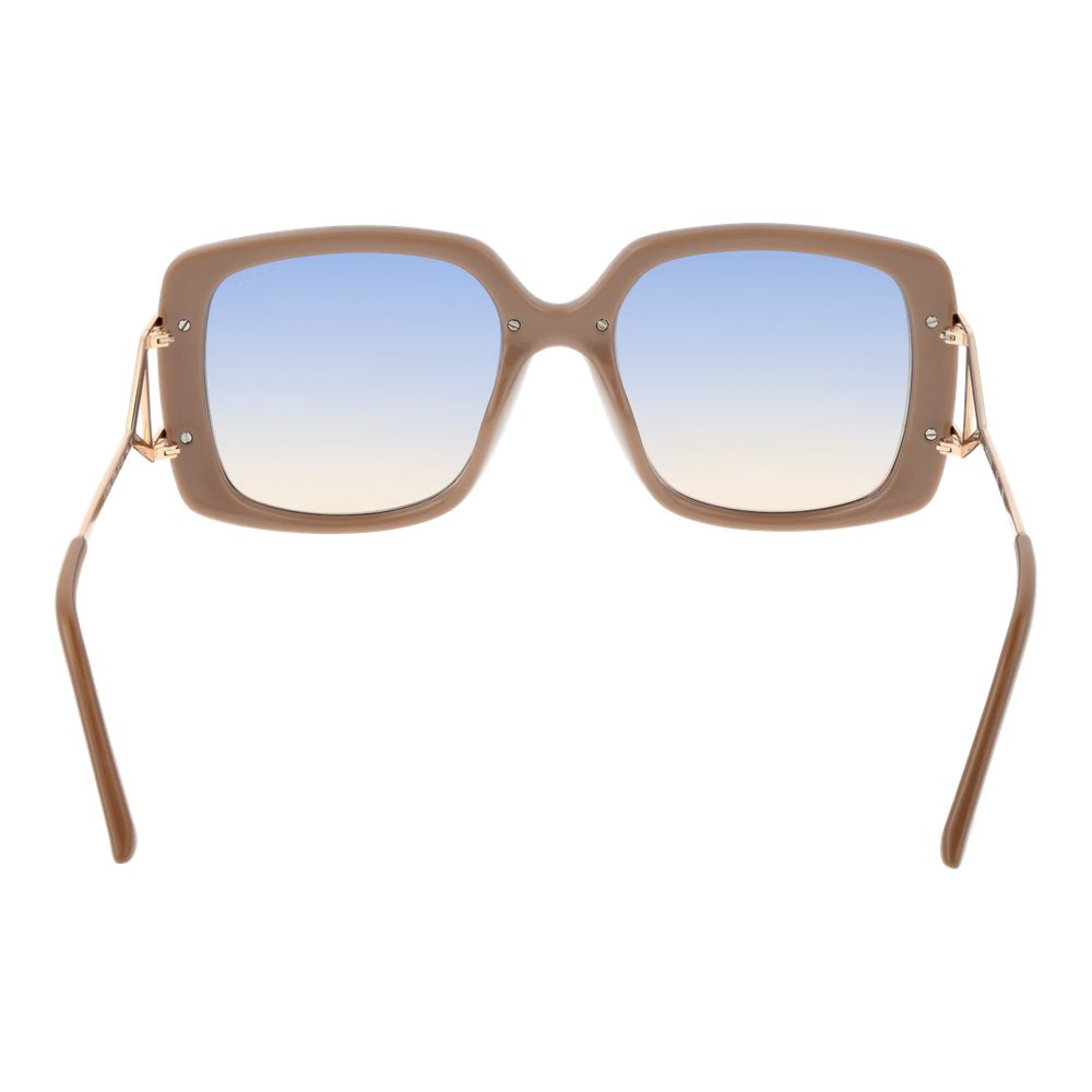 Occhiali da sole Guess in metallo e plastica marrone
