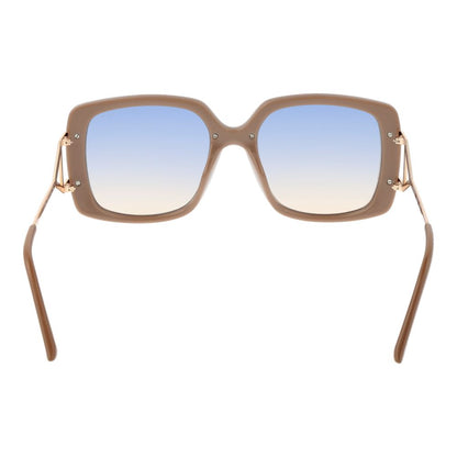 Occhiali da sole Guess in metallo e plastica marrone