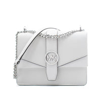 Sac à bandoulière en cuir blanc Michael Kors
