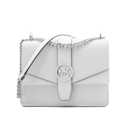 Sac à bandoulière en cuir blanc Michael Kors